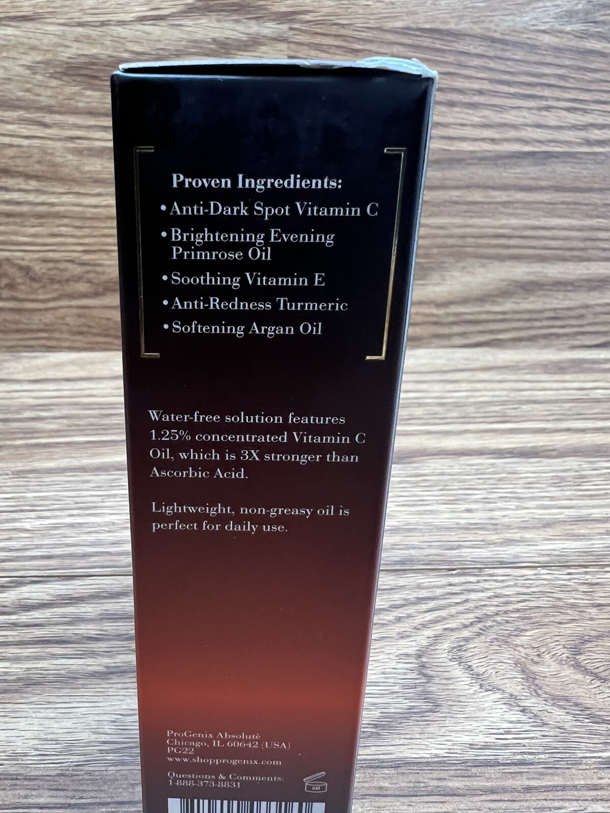 Absolute by Progenix 1.25 Vitamin C Facial Oil Serum 1 Fl Oz (30mL) eBay