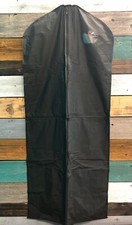 NEW 24x54 Black Vinyl GARMENT BAG 3-Mil Full Length Zipper Clear Window 3 Bags