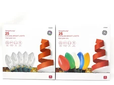 String Lights C6/C7/C9 Bulbs Holiday/Christmas- In Many Brands/Styles/Colors