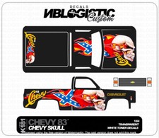 '83 CHEVY SILVERADO Custom WaterSlide Decal for hot wheels 1/64