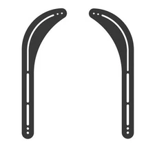 Universal Steel Sound bar Soundbar Speaker Bracket Mount  Above Below TV 