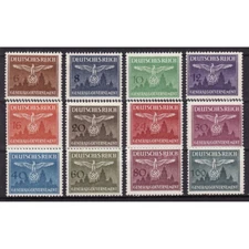 Nazi Germany THIRD REICH Poland Wartime Occupation EAGLES Stamp set MNH WW2 WWII