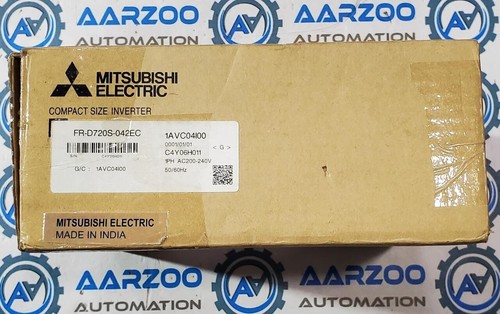 Mitsubishi Drive inverter FR-D720S-042-EC VFD 240V single phase to 3 phase 1.0HP - Picture 10 of 11