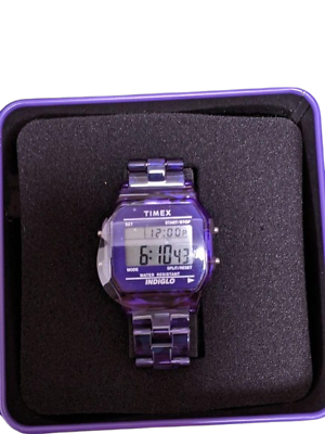 BEAMS BOY × NEEDLES × TIMEX Classic Digital Watch Clear Tie BEAMS BOY × NEEDLES × TIMEX Classic Digital Watch Clear Tie