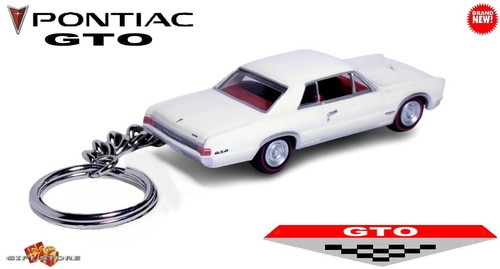 🎁🚦🐯 RARE KEYCHAIN 65~66~67 WHITE PONTIAC GTO CUSTOM Ltd Ed.💕GREAT GIFT💕🎁 - Picture 4 of 11