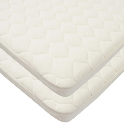 Waterproof Quilted Pack N Play Playard Size Fitted Mattress Cover Made with O...