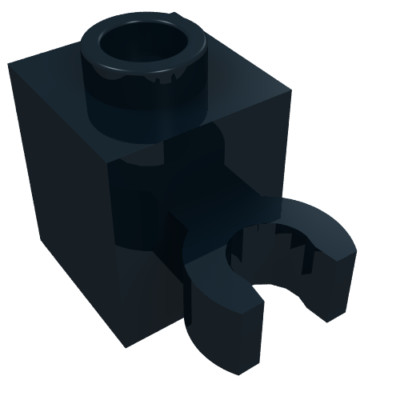 10x LEGO  Part 60475b - Brick, Modified 1 x 1 with Open O Clip (Vertical Grip)
