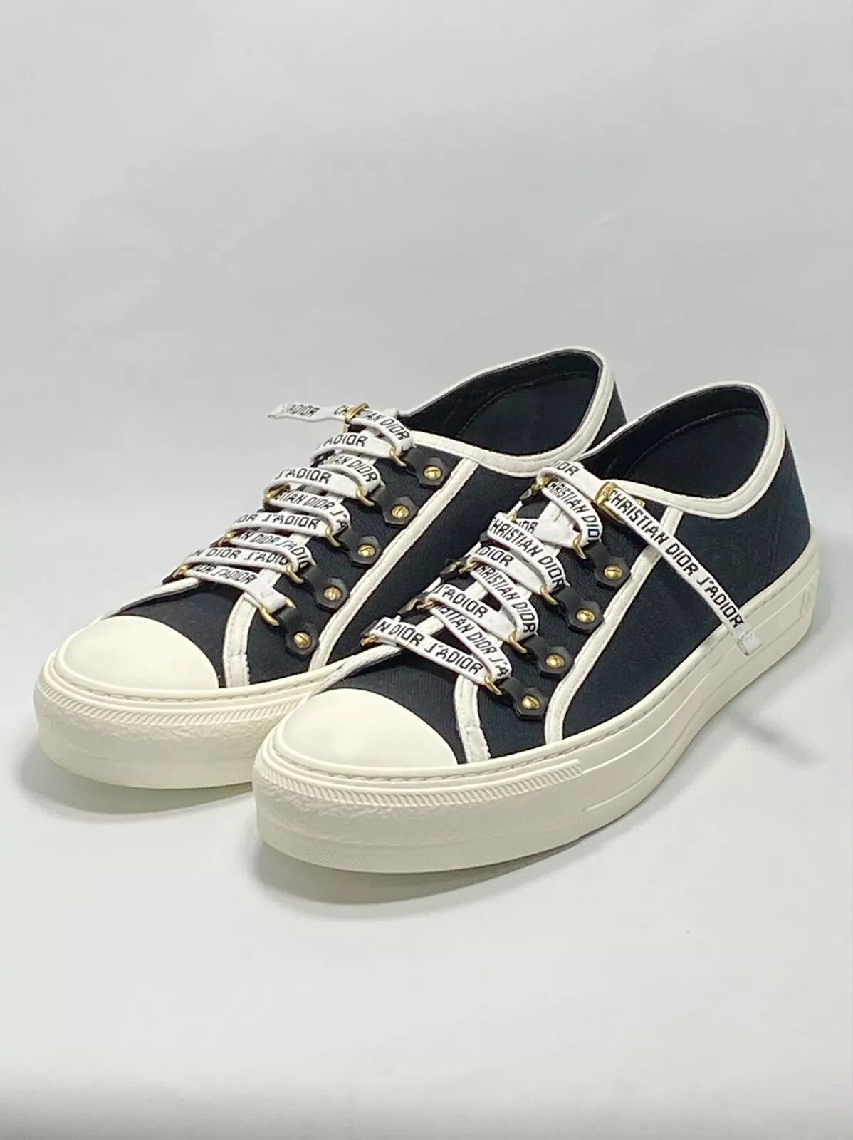 Baskets basses en toile Dior taille 40,5