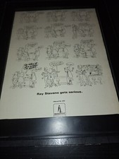 Ray Stevens Rare Original Monument Records Promo Poster Ad Framed!