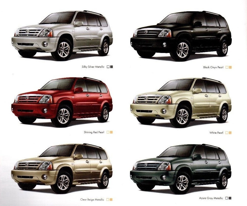 2006 Suzuki XL-7 Brochure Catalog with Color Chart | XL7 | 4WD