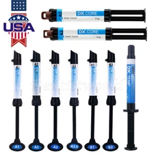 Dentex Dental Light Cure Composite Resin A1/A2/A3 Temp Filling/Core Build Up