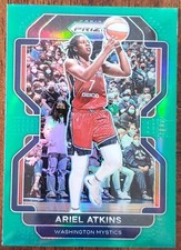2022 PANINI PRIZM WNBA ARIEL ATKINS WASHINGTON MYSTICS GREEN PARALLEL #129 NM/MT