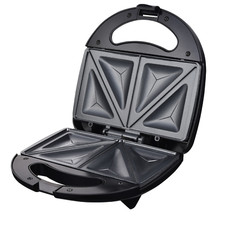 Small Sandwich Maker 2 Slice Sandwich Toaster Machine Non-Stick Easy Clean UK
