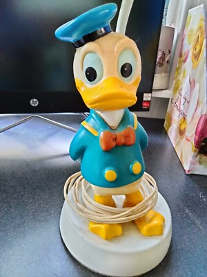 Disney Vintage Donald Duck Lamp Rare L@@K Wish Upon A Star