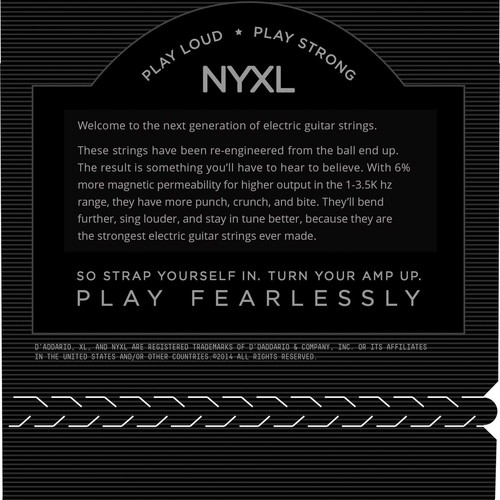 Herida de níquel D'Addario NYXL, parte superior ligera, parte inferior pesada, 10-52 - Imagen 4 de 4