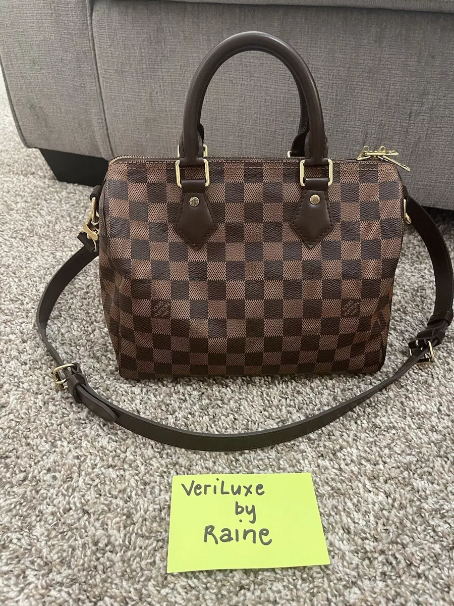 Louis Vuitton Damier Ebene Speedy 25 Bandouliere - A World Of