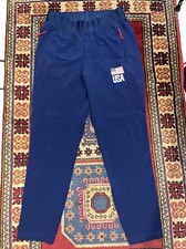 Adidas Womens Blue USA Active Pants Sz Medium EUC