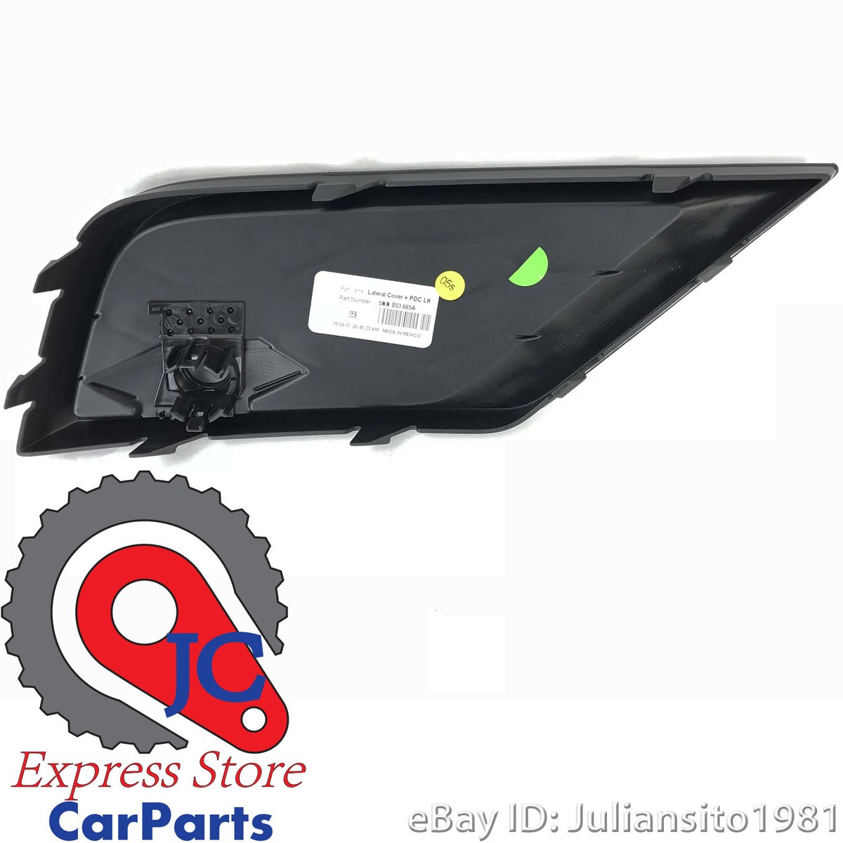 5NN854661 9B9 VOLKSWAGEN GENUINE OEM TIGUAN FRONT LEFT BUMPER  