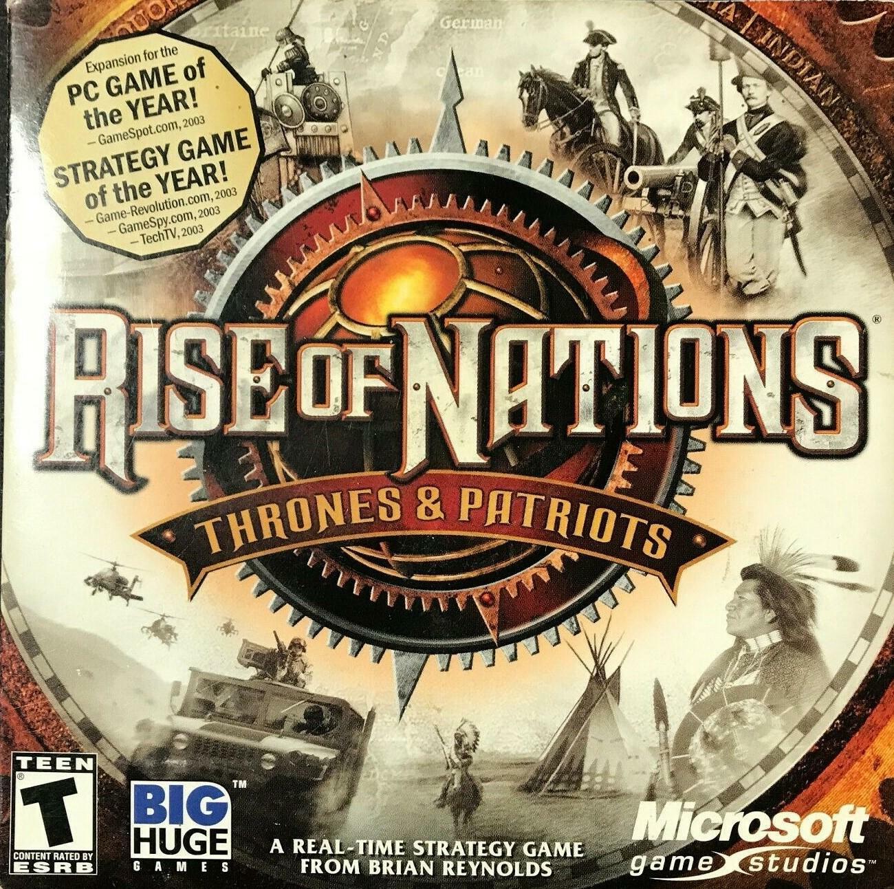 Rise of Nations: Thrones & Patriots - PC NEW