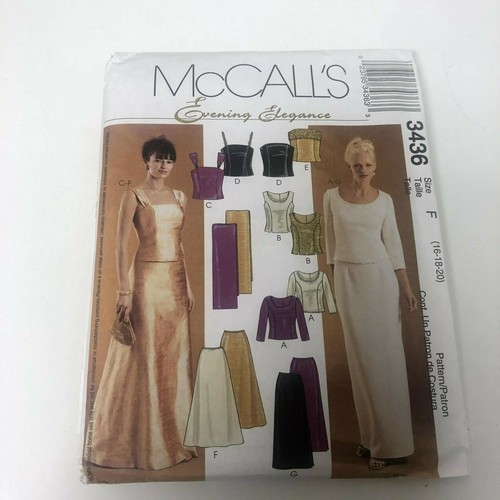 New Uncut McCalls Evening Elegance Patterns - Picture 13 of 40
