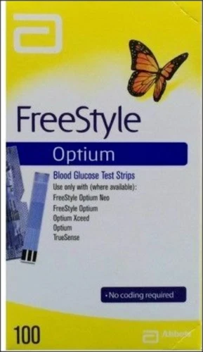 Abbott Freestyle OPTIUM Blood Glucose 100 Test Strips ( Exp Date November 26) - image 2 of 2