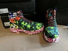 🔥RARE🔥 LUGZ Vintage Frames Corey Shapiro Grotto VFC camo boots SZ 9.5  ~ #175b