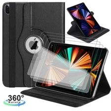 For iPad Pro 11 12.9 M1 A2301/A2462 Case Leather Cover Stand,Screen Protector US