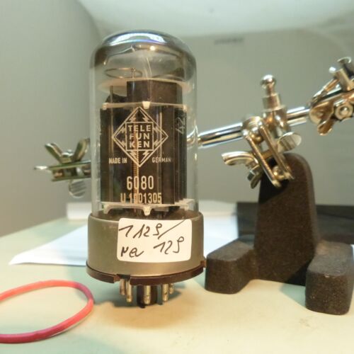 1x NOS 6080 Telefunken Ulm 6AS7W 6AS7 ECC230 Tube Röhre Valvola