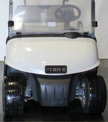 It's Beer 30 Grey E-Z-GO Golf Cart Name Plate. RXV TXT Valor Terrain ELiTE EZGO