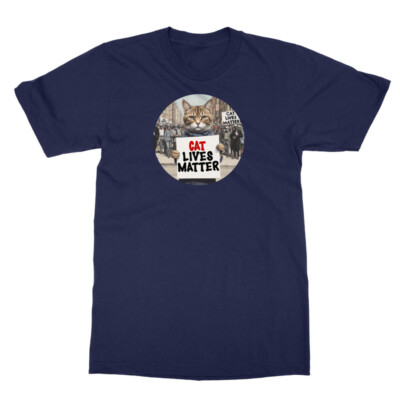 Trump Cat Lives Matter Rally 2024 Elections Funny Unisex T-Shirt
