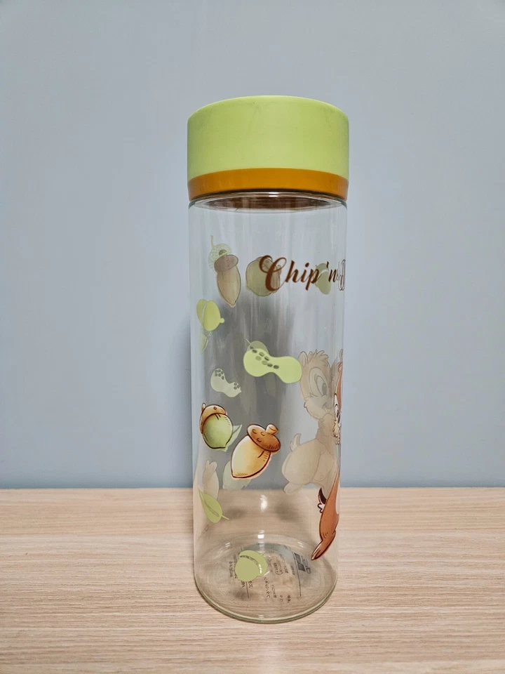 Japón Disney Store Chip n Dale botella de plástico de agua 18 cm 400 ml totalmente nueva Foto 2 de 4