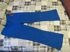 Scrubs Workwear Pants Size Lg Blue Cherokee Brand Original Comfort
