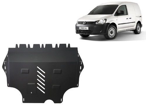 Stahl Unterfahrschutz für Motor kompatibel mit VW Caddy - (2011-2020)