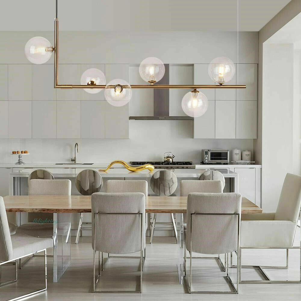 Linear 2024 bubble chandelier
