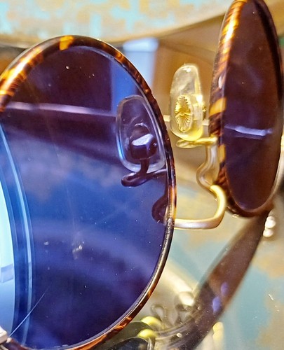 Occhiali da sole GIORGIO ARMANI anni 90 made in Italy mod Panto tondi Lennon Ozzy - Foto 5 di 9