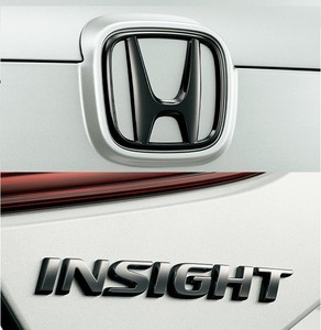 2018 2019 2020 Honda Insight Ze4 Front Grille Rear Emblem Set Black Chrome Jdm Ebay