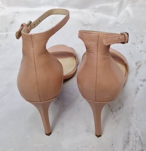 NINE WEST NWRAVE Damas Rosa Sintético Correa Tacón Alto Zapatos EU 37 UK 5 - Imagen 6 de 9