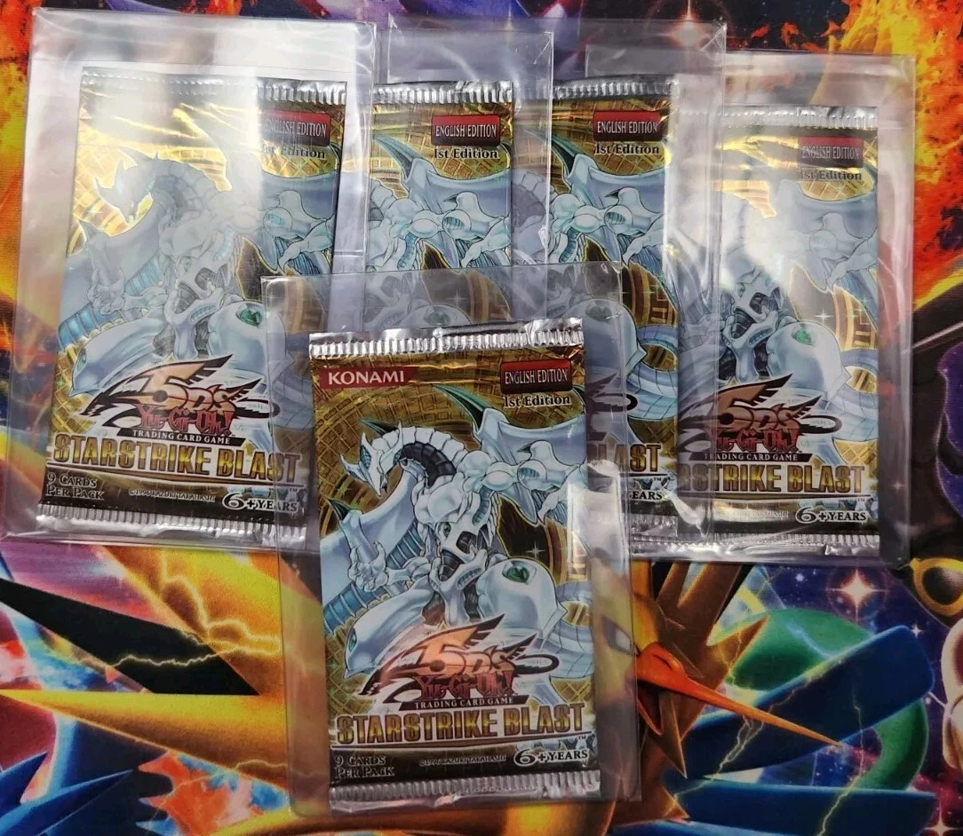 Yu-Gi-Oh! TCG Starstrike Blast Sealed Collectible Card Game Packs