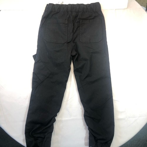 Crazy 8 Black Joggers Gathered Ankle Unisex Pants 6 - Picture 2 of 5
