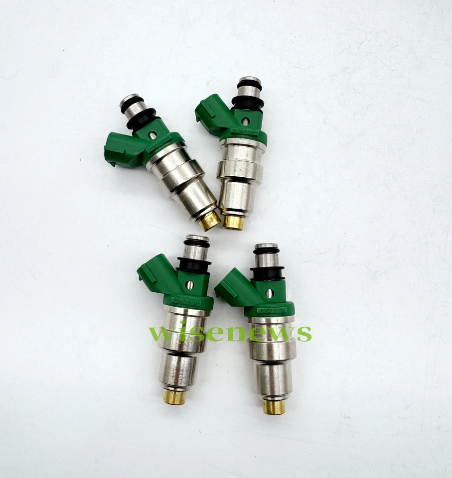 4x Inyectores de combustible para Toyota Paseo Tercel 1,5 L I4 1998 1997 1996 1995 23250-11110 Foto 4 de 4