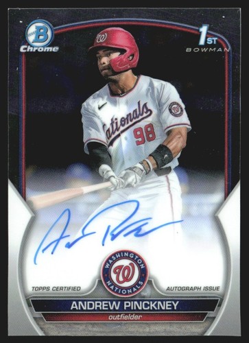 2023 Bowman Draft Chrome Prospect Auto Andrew Pinckney #CDA-AP GS1