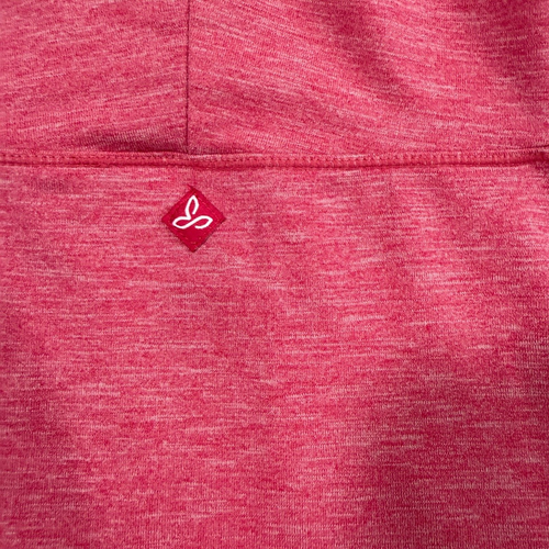 Prana Womens Pullover Large Pink Ember Athlesiure Cowl Neck Comfy Casual Ember - Picture 10 of 10