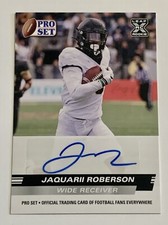 2022 Leaf Pro Set Jaquarii Roberson RC AUTO #PSA-JR1 Wake Forest Demon Deacons