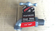 5 X 1/2" PLASTIC HOSE BIBB(FAUCET).12.9.
