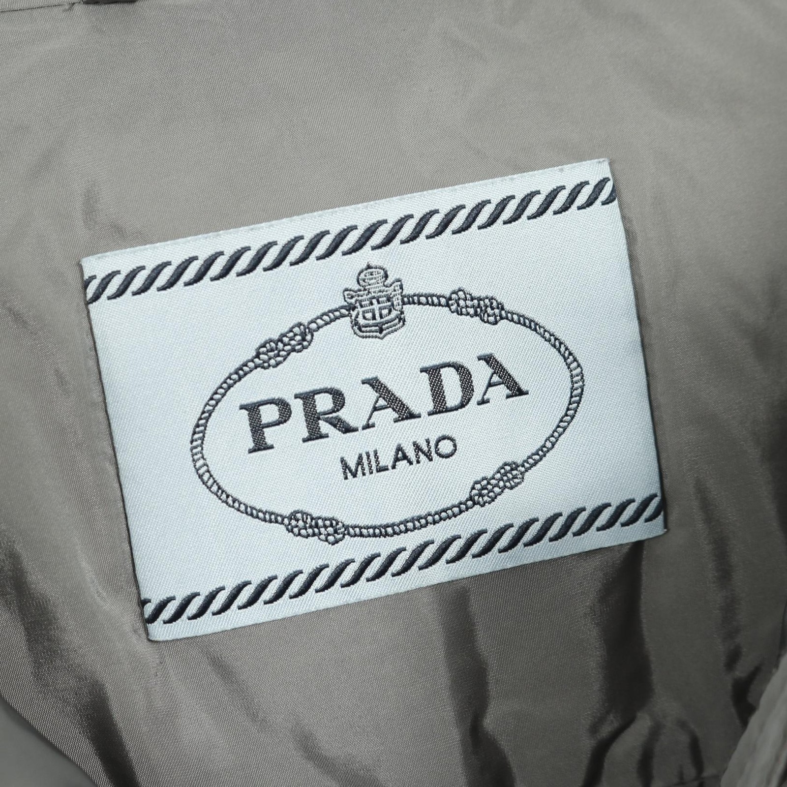 Prada Down Jacket Polyester Gray - image 3