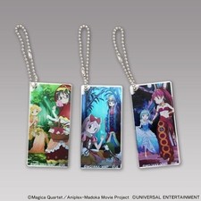 Madoka Magica Movie SLOT Acrylic Keychain Set Fairy Tale Ver UniMarket Rare