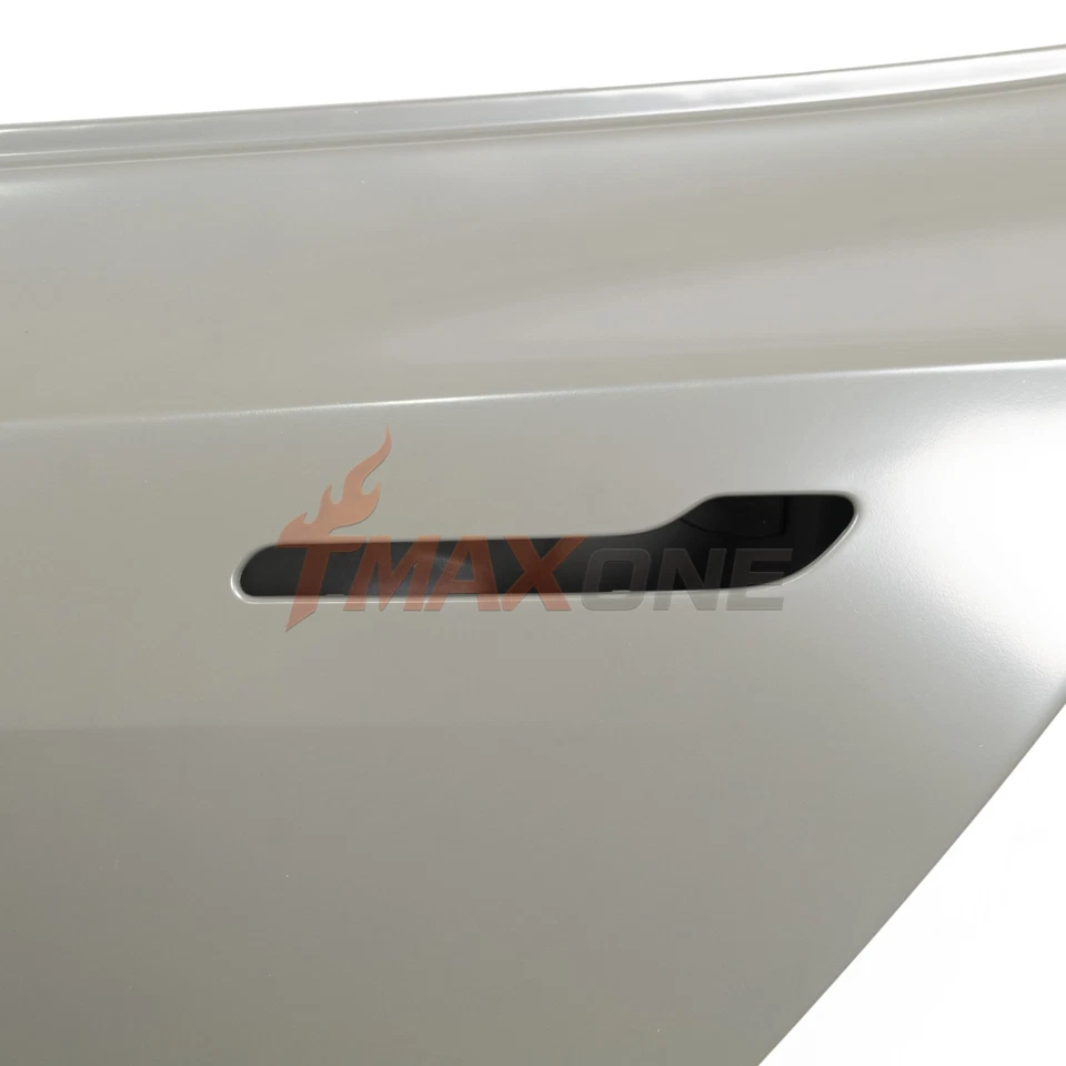 Puerta trasera izquierda lado conductor sin pintar para Tesla Model 3 2017-2023 1081441-E0-C Foto 2 de 4