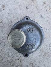 VINTAGE WALSALL FLAME PROOF SINGLE GANG LIGHT SWITCH INDUSTRIAL CRABTREE FACTORY