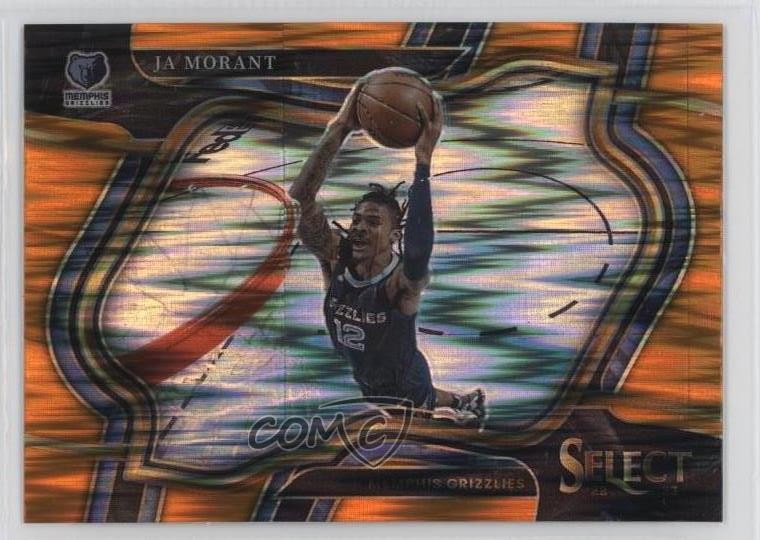 2022-23 Panini Select Courtside Orange Flash Prizm Ja Morant #258 1a8n