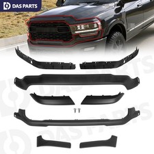 For 2019-2024 Ram 2500 3500 Front Lower Upper Grille Molding Trim Matte Black For 2019-2024 Ram 2500 3500 Front Lower Upper Grille Molding Trim Matte Black
